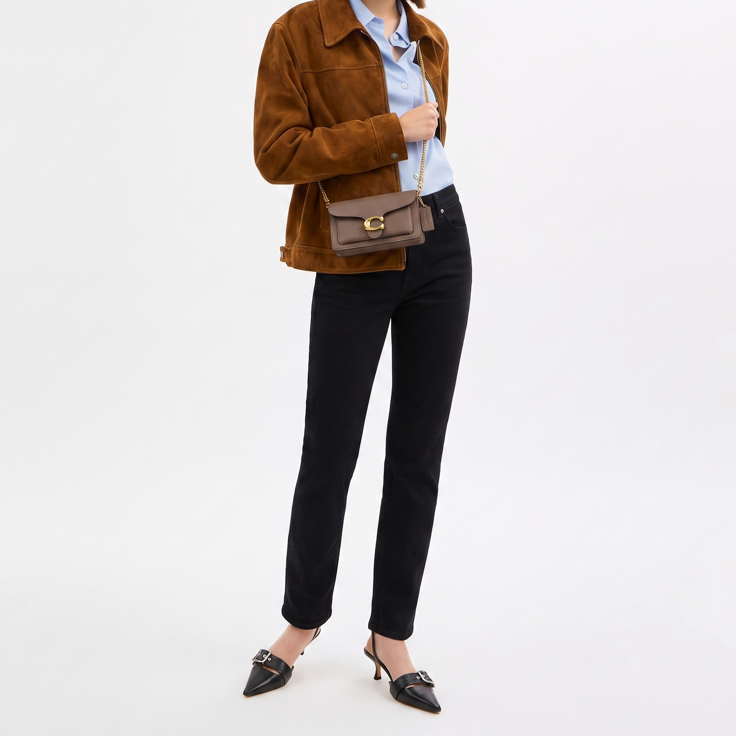 C-O-A-C-H CROSSBODY BAG CBF14 COFFEE FOR WOMEN