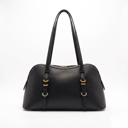 P-I-N-K-O SHOULDER BAG BLACK FOR WOMEN