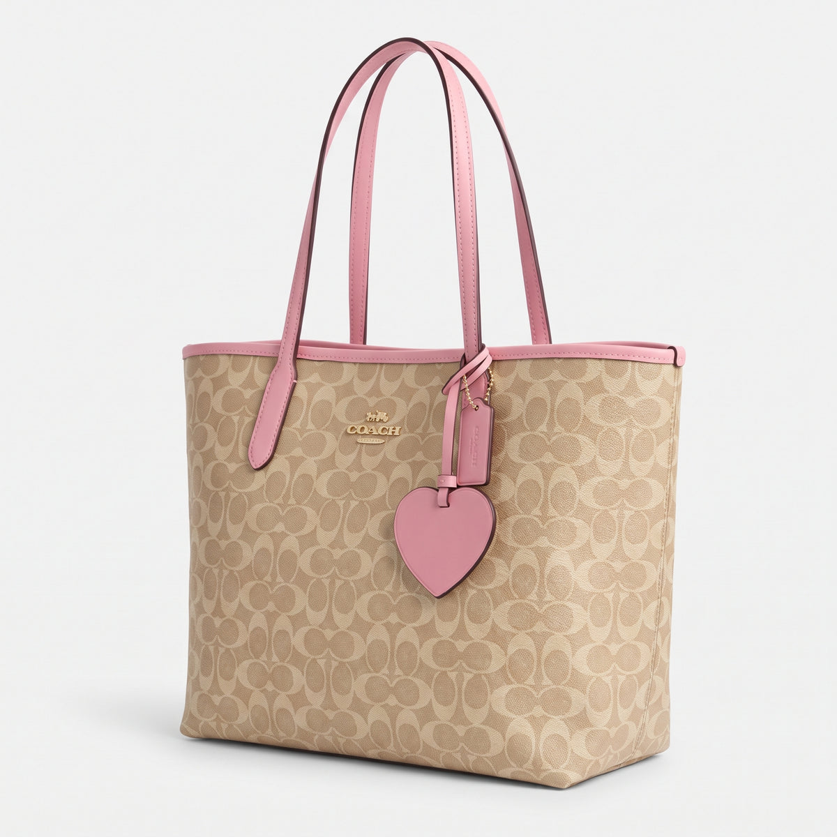 C-O-A-C-H SHOULDER BAG CV976 BEIGE MONOGRAM FOR WOMEN