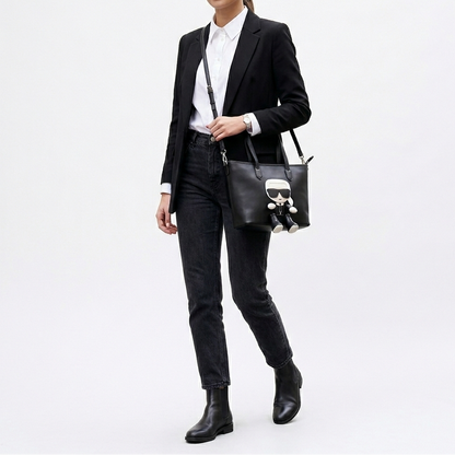 K.A-R.L L.A.G.E-R.F.E.L.D CROSSBODY BAG BLACK FOR WOMEN