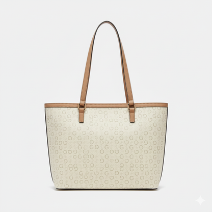 G-U-E-S-S SHOULDER BAG BIEGE FOR WOMEN
