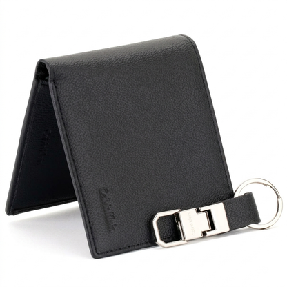 C-A-L-V-I-N K-L-E-I-N WALLET&KEY CHAIN BLACK FOR MEN