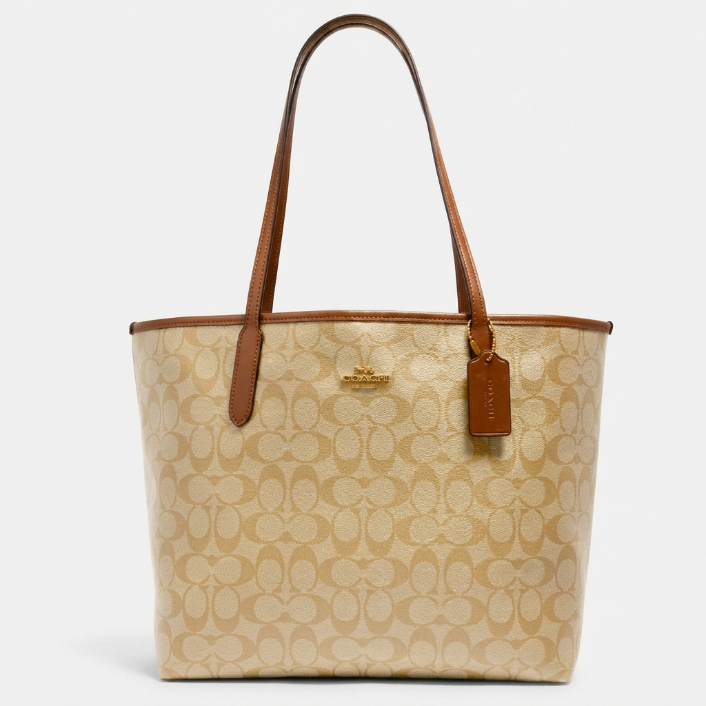 C-O-A-C-H SHOULDER BAG 5696 BEIGE FOR WOMEN
