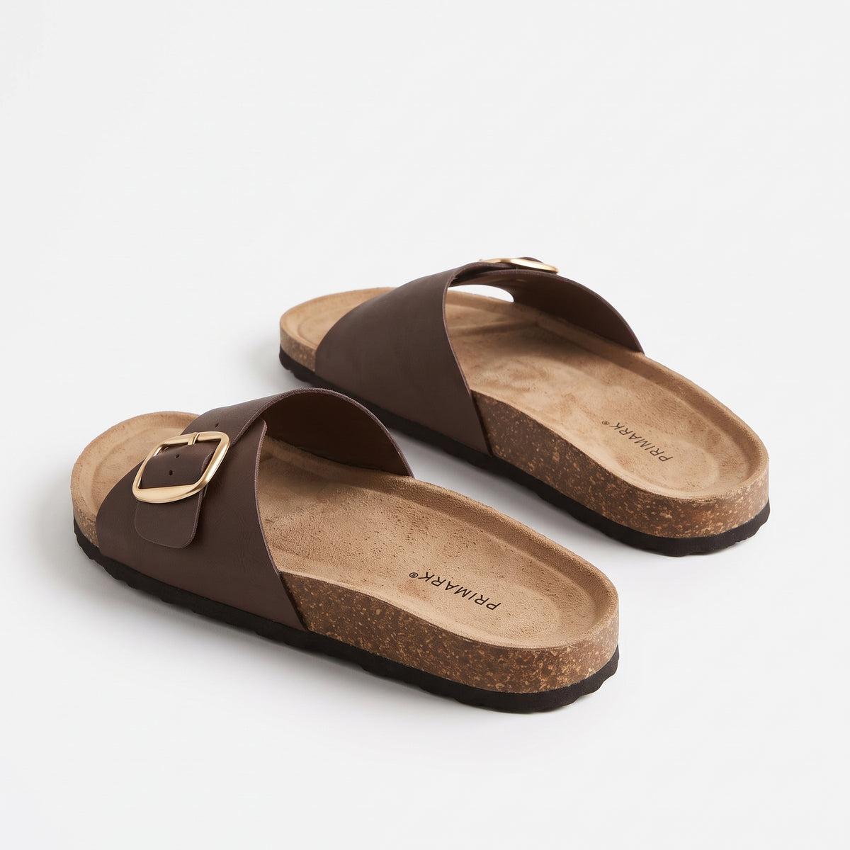 P-R-I-M-A-R-K Slide Sandals 991162707 BROWN