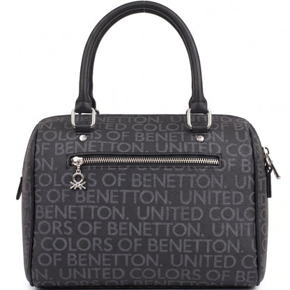 U.n.i.t.e.d C.o.l.o.r.s of B.e.n.e.t.t.o.n CROSSBODY BAG BLACK MONOGRAM FOR WOMEN