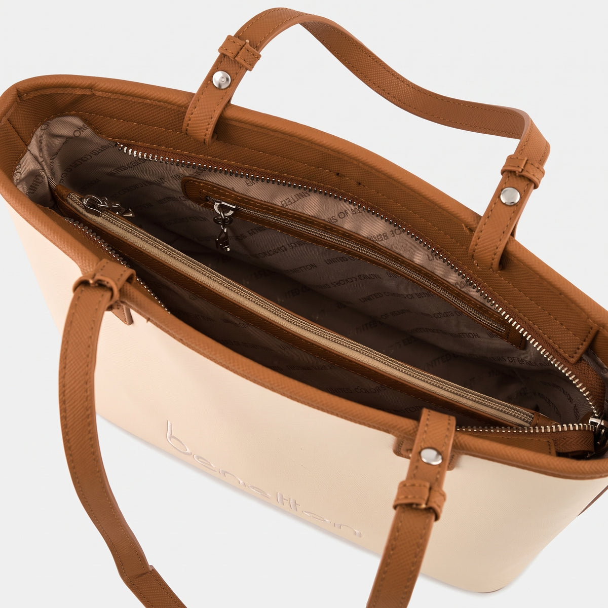 U.n.i.t.e.d C.o.l.o.r.s of B.e.n.e.t.t.o.n  SHOULDER BAG BEIGE FOR WOMEN