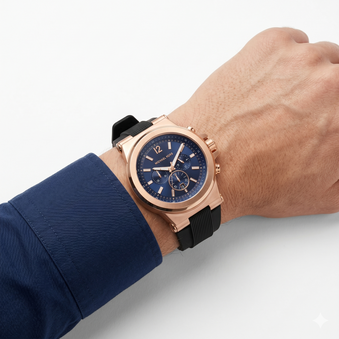 M-I-C-H-A-E-L K-O-R-S Watch MK8295 SILVER - ROSE GOLD FOR MEN
