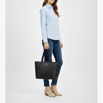 G-U-E-S-S SHOULDER BAG BLACK FOR WOMEN