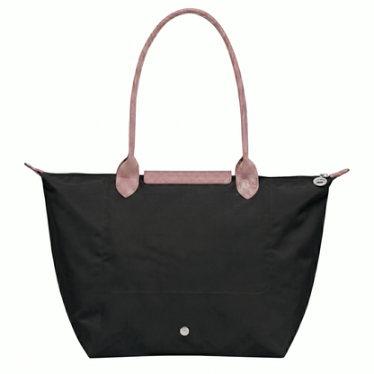 L-O-N-G-C-H-A-M-P TOTE BAG BLACK&PINK FOR WOMEN