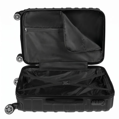 T-R-A-V-E-L LUGGAGE BAG BLACK (35L)
