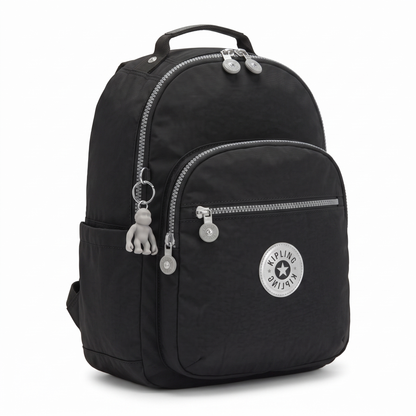 K.I.P.L.I-N.G BACKPACK KI5210 TRUE BLACK TONAL