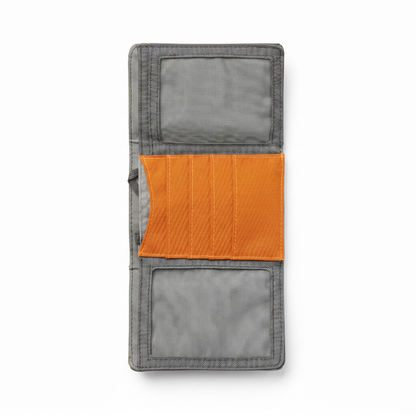 S-A-M-S-O-N-I-T-E WALLET Neck Passport Holder GREY&ORANGE