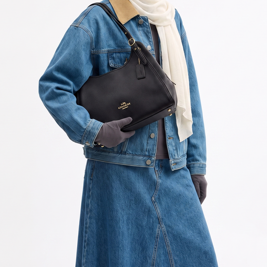 C-O-A-C-H SHOULDER BAG CAQ86 BLACK FOR WOMEN