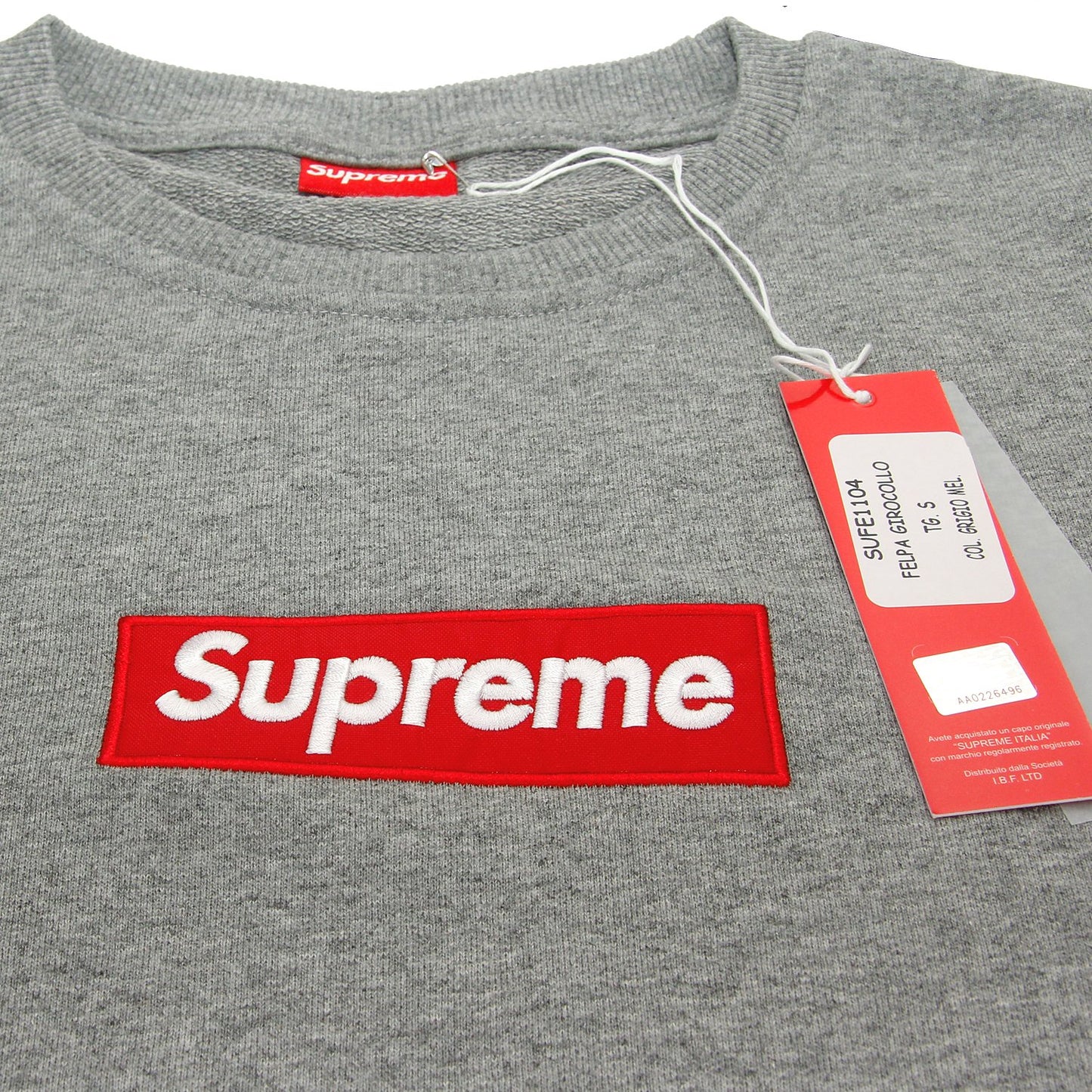 S.U.P-R.E.M.E. T-shirt Gray