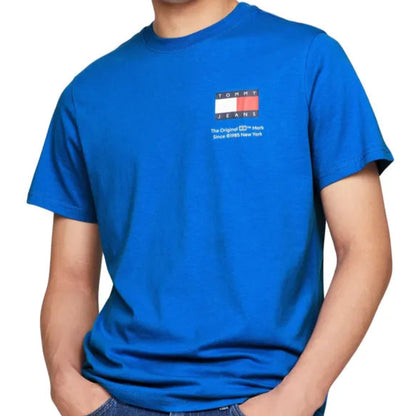 T.O.M-M.Y. LOGO CREW NECK T-SHIRT TJ Blue