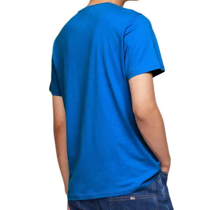 T.O.M-M.Y. LOGO CREW NECK T-SHIRT TJ Blue