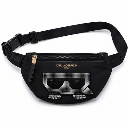 KARL LAGERFELD BELT BAG BLACK FOR WOMEN IN EGYPT