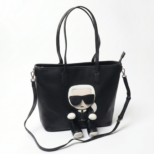 KARL LAGERFELD SHOULDER BAG BLACK FOR WOMEN IN EGYPT
