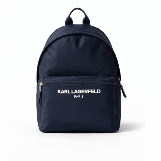 K.A-R.L L.A.G.E-R.F.E.L.D BACKPACK BAG DARK BLUE