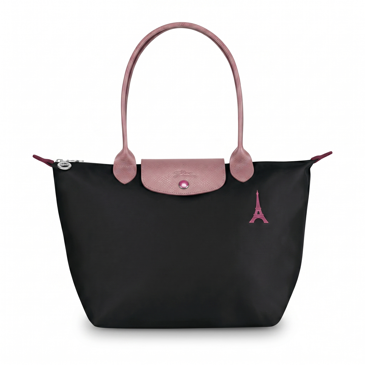 LONGCHAMP TOTE BAG BLACK&PINK FOR WOMEN in Egypt