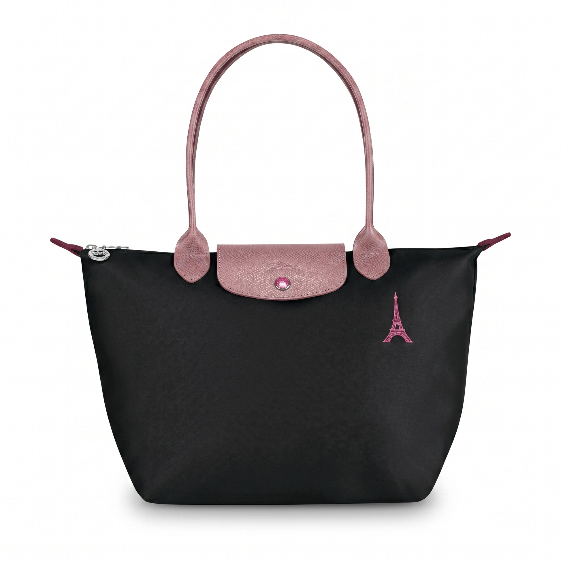 LONGCHAMP TOTE BAG BLACK&PINK FOR WOMEN in Egypt