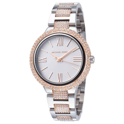 M-I-C-H-A-E-L K-O-R-S WATCH MK4461 SILVER - ROSE GOLD FOR WOMEN