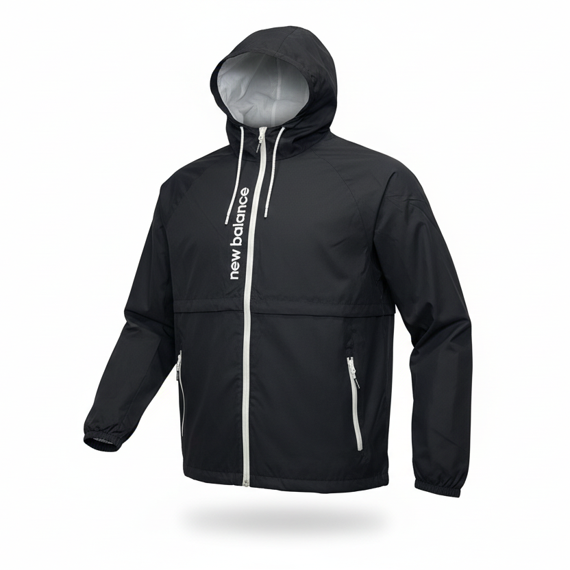 N.e.w B.a.l.a.n.c.e Tech Jacket Quilted Comfort  Full Zip with Pockets Black