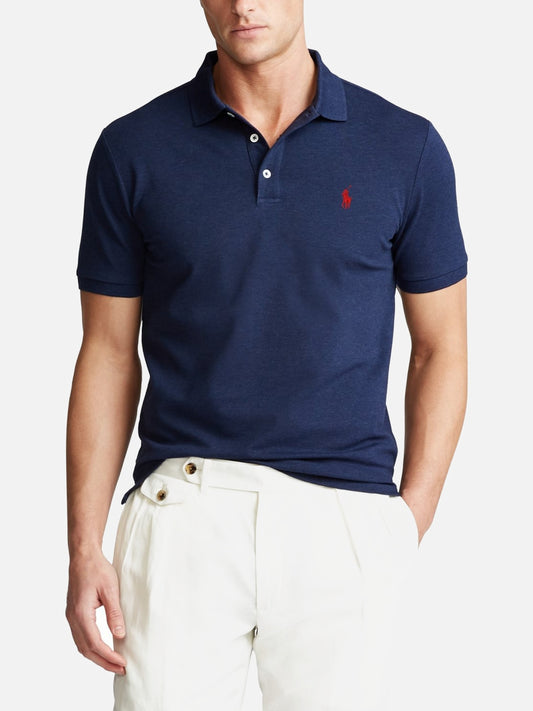 P.o-L.O R.A-L.P.H L.A.U-R.E.N Mesh Polo Shirt Custom Slim Fit  Newport