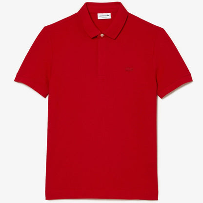 L.a.C.O.S-T.E. Classic Fit Paris Stretch Pique Polo Shirt White-Red-Black-Blue-Pink