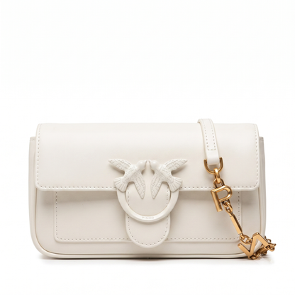 P-I-N-K-O CROSSBODY BAG OFF WHITE FOR WOMEN