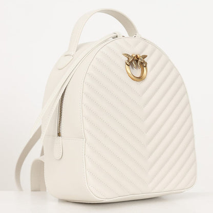 P-I-N-K-O BACKPACK BAG 102530 A0QO WHITE FOR WOMEN