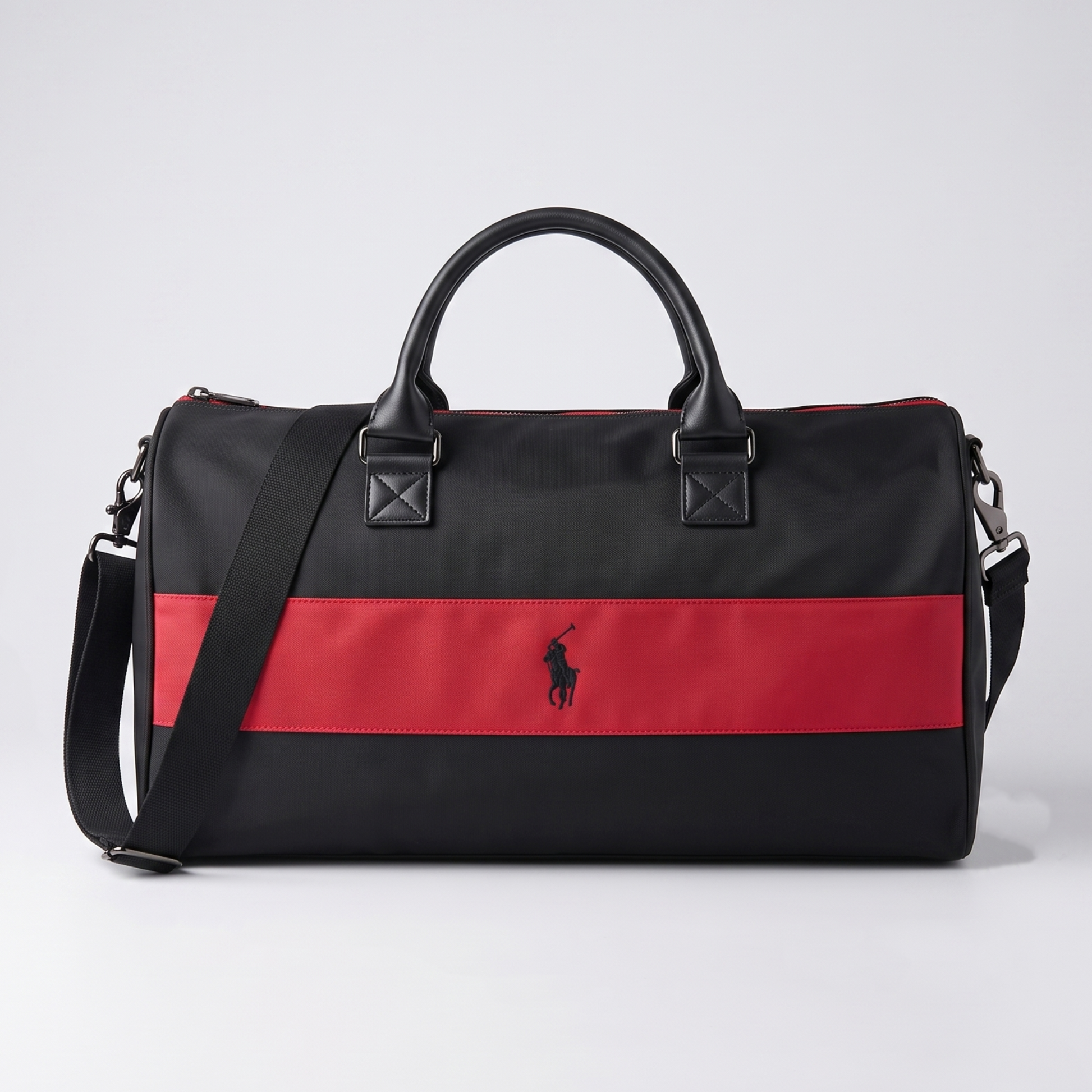 POLO RALPH LAUREN CROSSBODY BAG BLACK&RED in Egypt