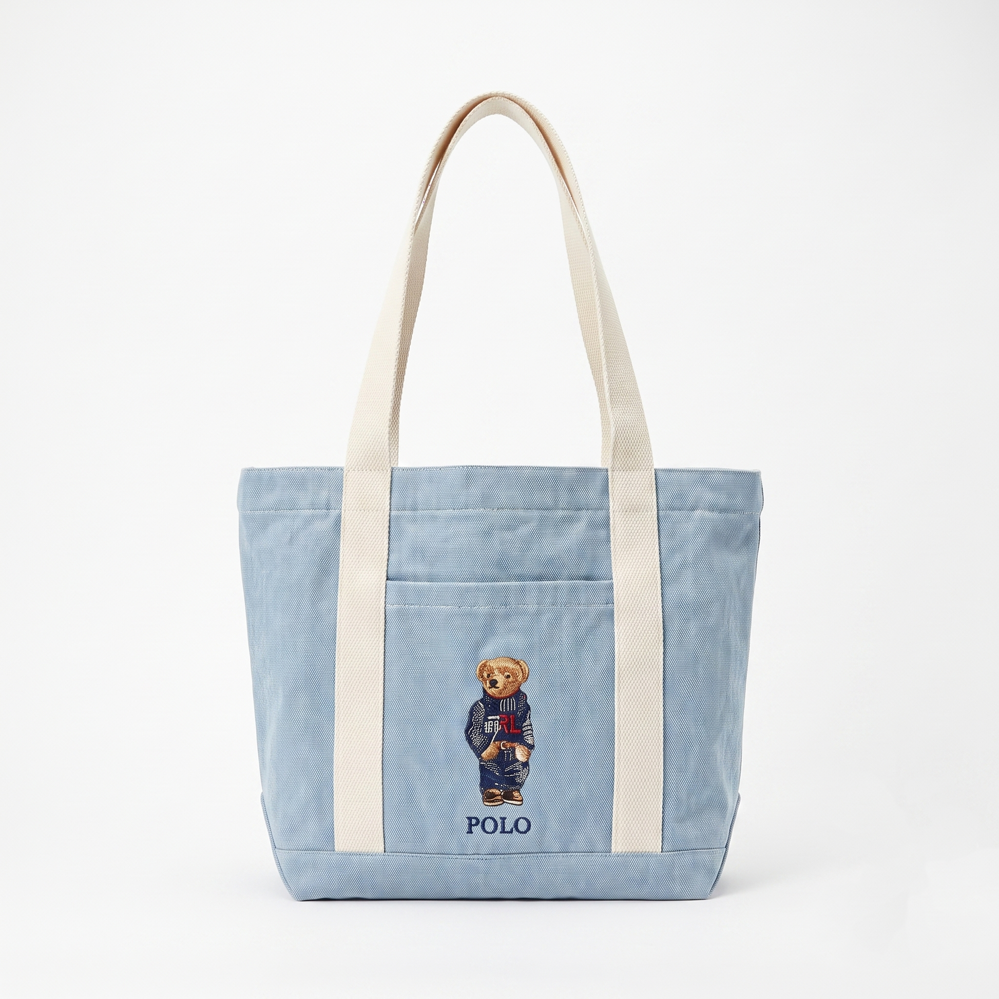 POLO RALPH LAUREN HANDBAG BLUE & OFF WHITE FOR WOMEN in Egypt
