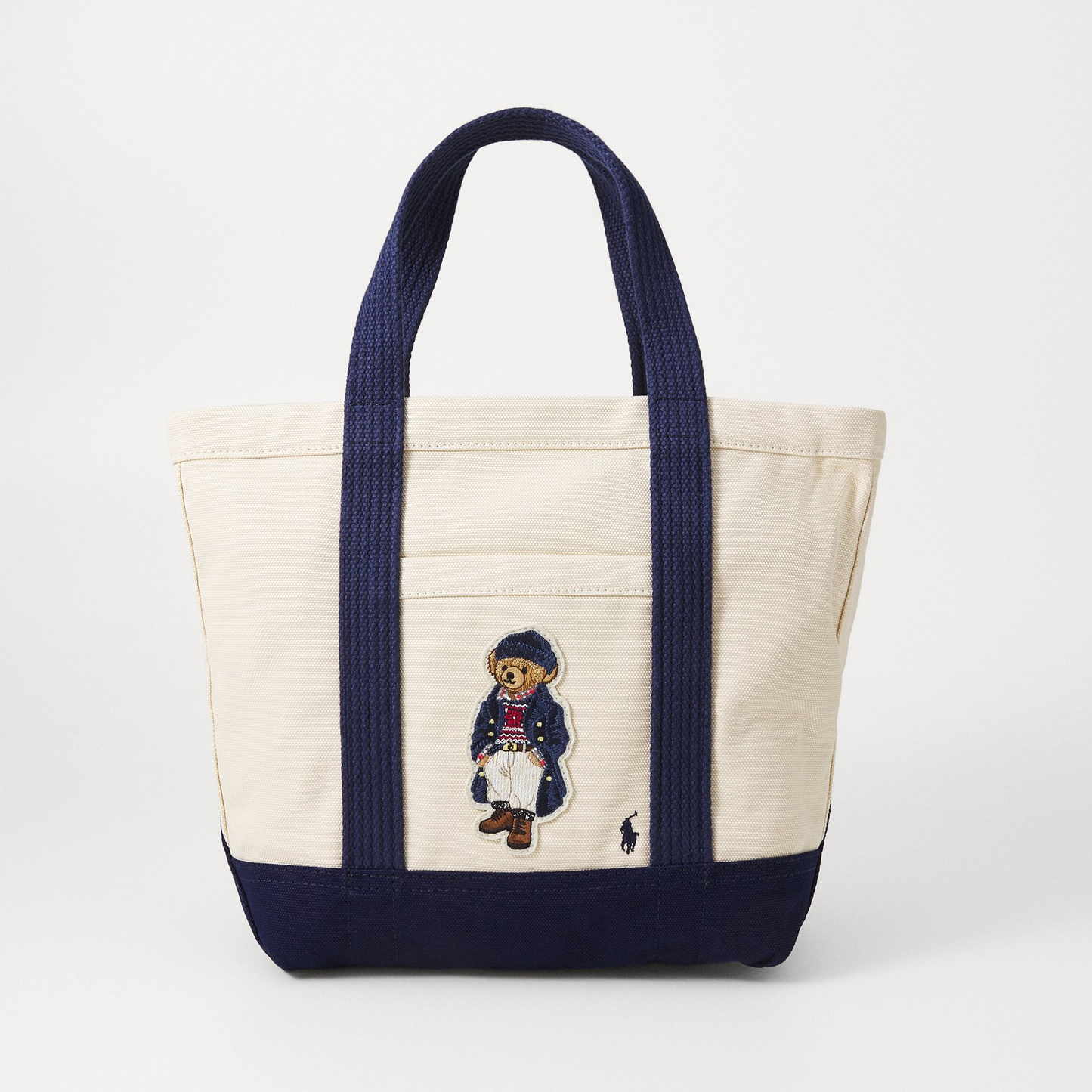 POLO RALPH LAUREN HANDBAG OFF WHITE & NAVY BLUE FOR WOMEN in Egypt