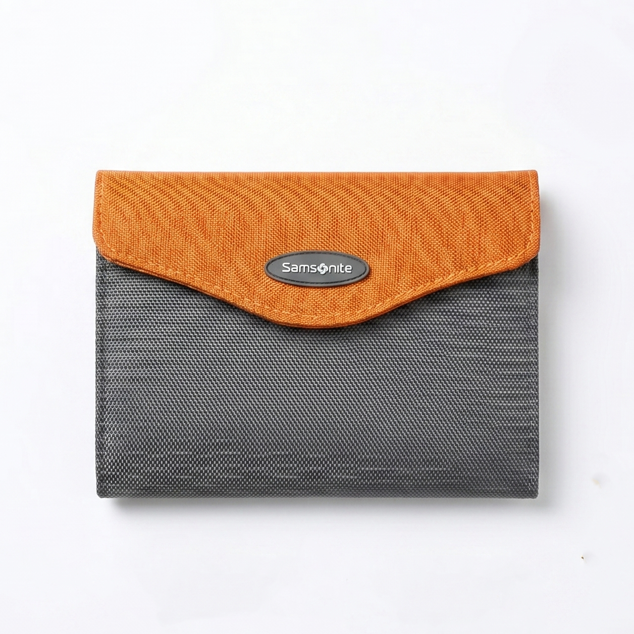 SAMSONITE WALLET Neck Passport Holder GREY&ORANGE in Egypt
