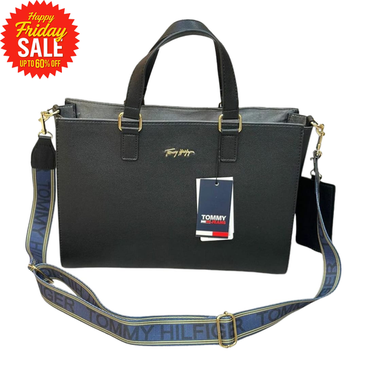 T.O.M.M.Y H.I.L.F.I.G.E.R. Joy Signature Satchel