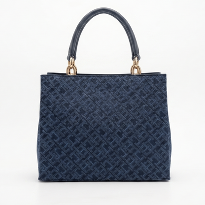 TOMMY HILFIGER CROSSBODY BAG BLUE MONOGRAM FOR WOMEN in Egypt