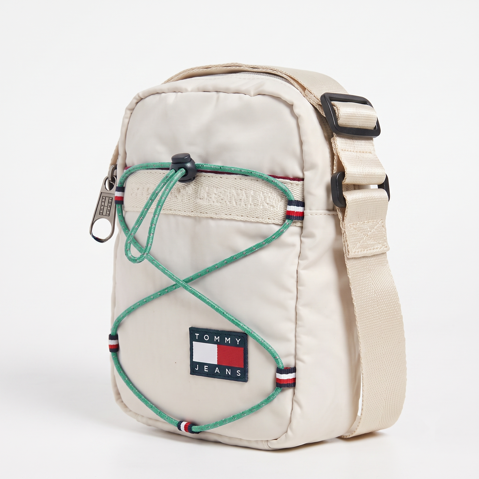 TOMMY HILFIGER CROSSBODY BAG OFF WHITE&GREEN FOR MEN in Egypt