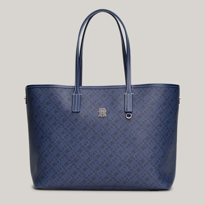 TOMMY HILFIGER TOTE BAG Blue MONOGRAM FOR WOMEN in Egypt