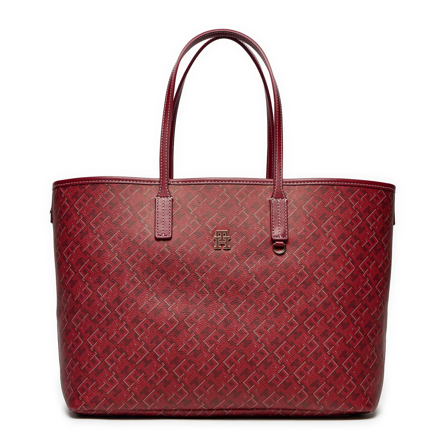TOMMY HILFIGER TOTE BAG RED MONOGRAM FOR WOMEN in Egypt