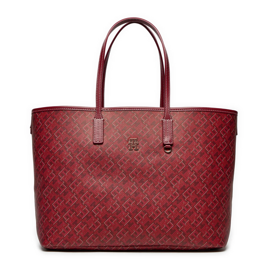 TOMMY HILFIGER TOTE BAG RED MONOGRAM FOR WOMEN in Egypt