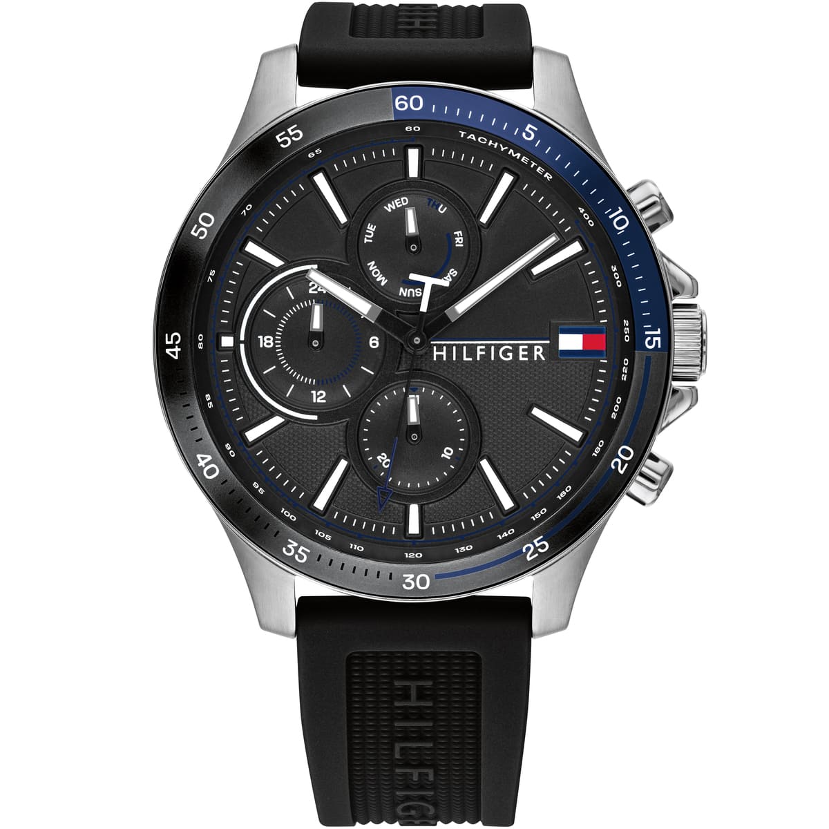 TOMMY HILFIGER WATCH 1791724 BLACK FOR MEN in Egypt