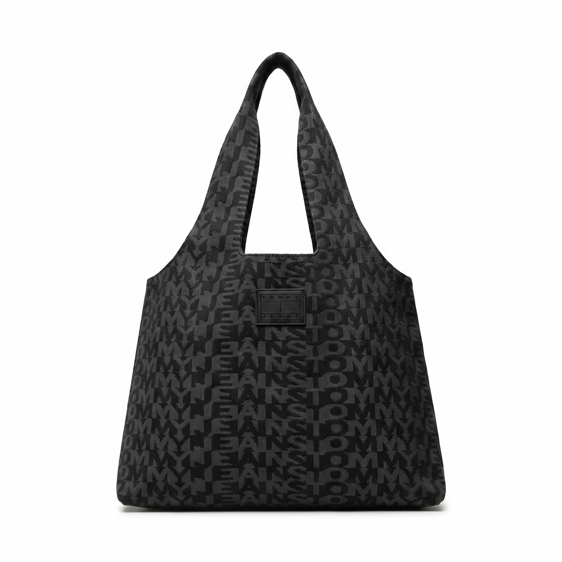 TOMMY JEANS SHOULDER BAG BLACK MONOGRAM FOR WOMEN in Egypt