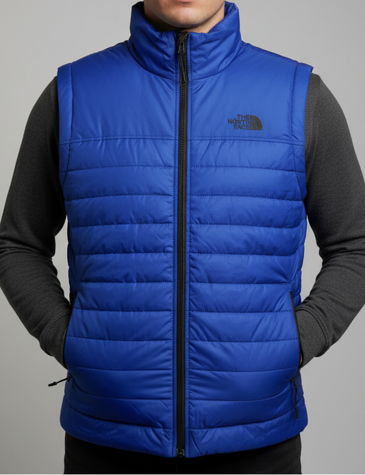 T.H.E N.O.R.T.H F.A.C.E TNF Stretch 700 Goose Down Puffer Vest Blue