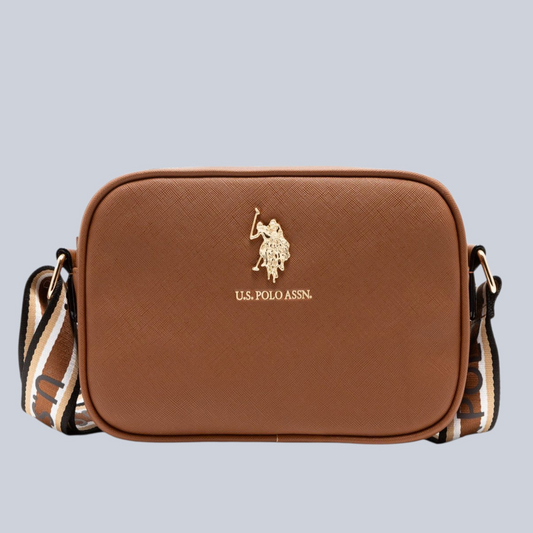 US POLO CROSSBODY BAG 27A228AA BROWN(Cognac) FOR WOMEN in Egypt