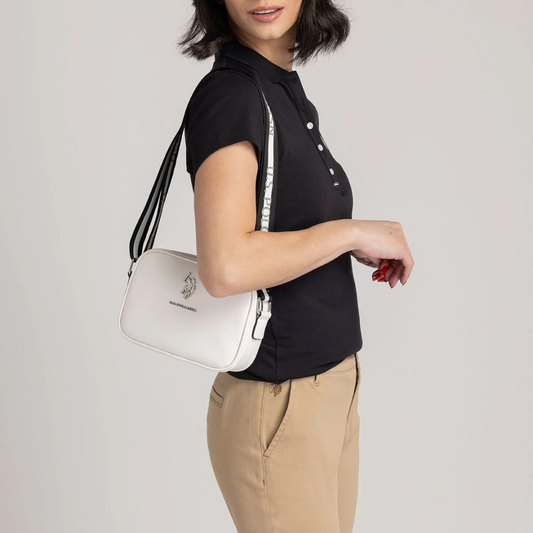 US POLO CROSSBODY BAG 27A228AA WHITE(SNWH) FOR WOMEN