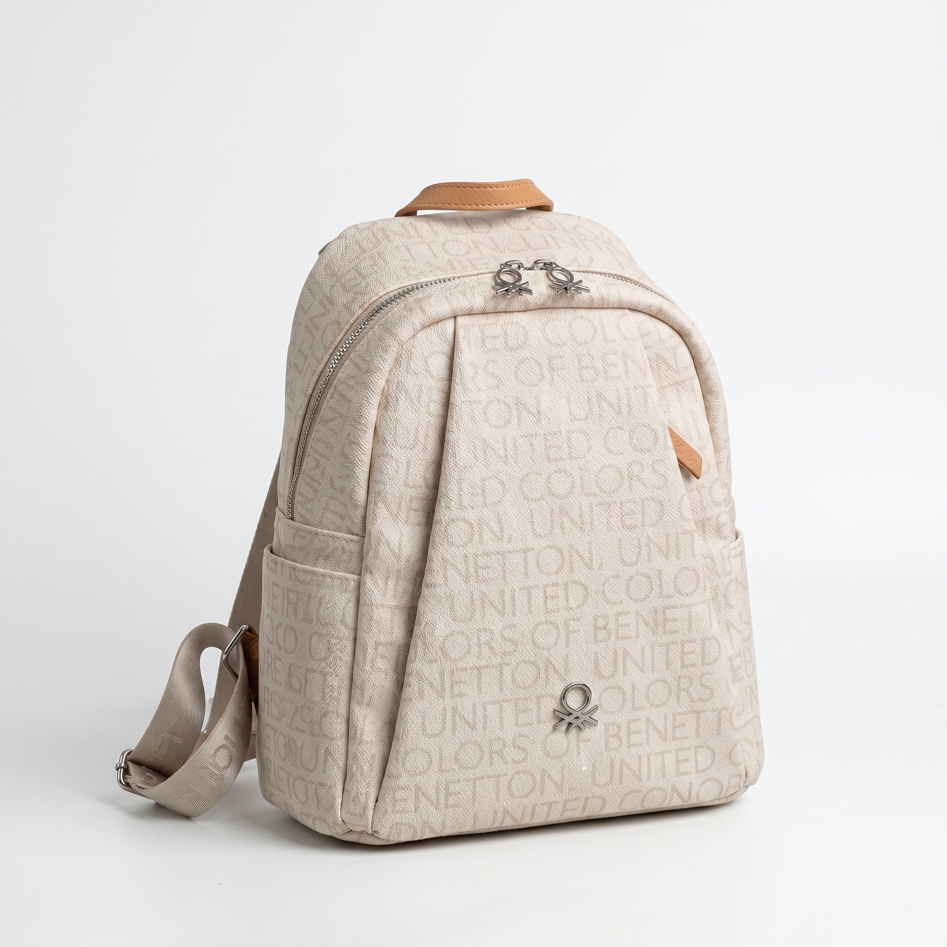 United Colors of Benetton BACKPACK BAG BEIGE MONOGRAM FOR WOMEN in Egypt