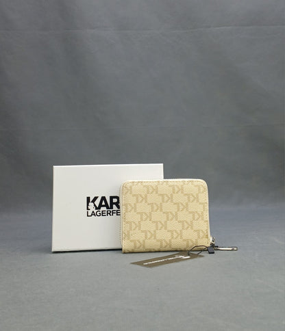 K.A-R.L L.A.G-E.R.F-E.L.D WALLET Beige FOR WOMEN