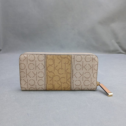 C-A-L-V-I-N K-L-E-I-N WALLET BEIGE FOR WOMEN