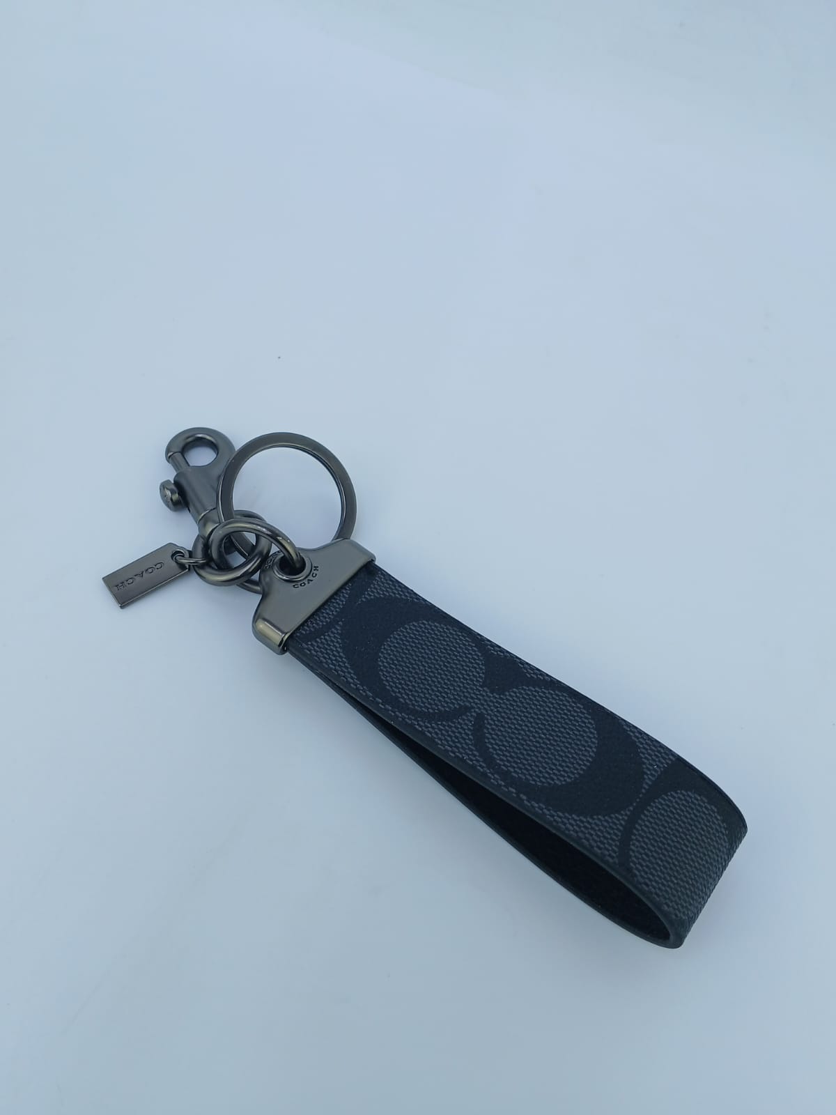 C.O.A.C.H Loop Key Fob In Signature Canvas